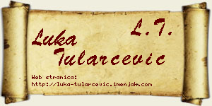 Luka Tularčević vizit kartica
